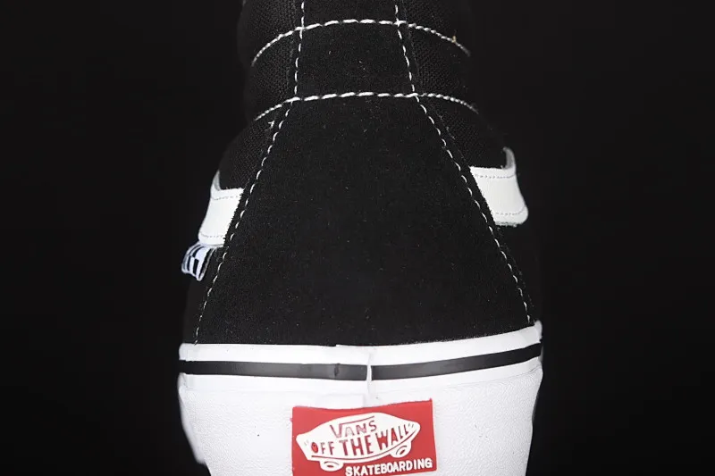 All categories Vans Vans series Vans Mid Vans China Vans Sk8-Hi Vans black side checkerboard professional skateboard shoes VN0A5FCCY28